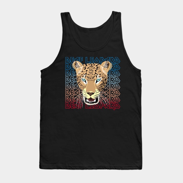 Deaf Leopard Tank Top by ILLannoyed 